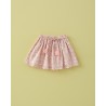 1016 Minifalda Ondas Liberty Pink Coco Flúor