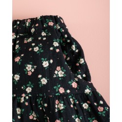 1026 Falda Pantalón Night Flowers