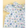 1052 Camisa Cuello Volante Liberty Blue Sand