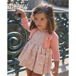 1095 Conjunto Jesusito y Chaqueta Peach La Martinica
