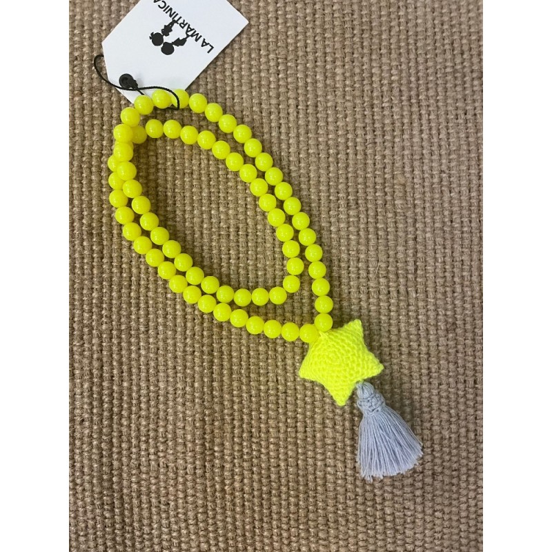 1128 Collar Estrella Pompón Pescardinos La Martinica