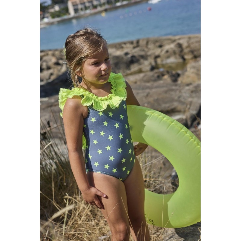 1227 Bañador Niña Standard Aurora Boreal La Martinica