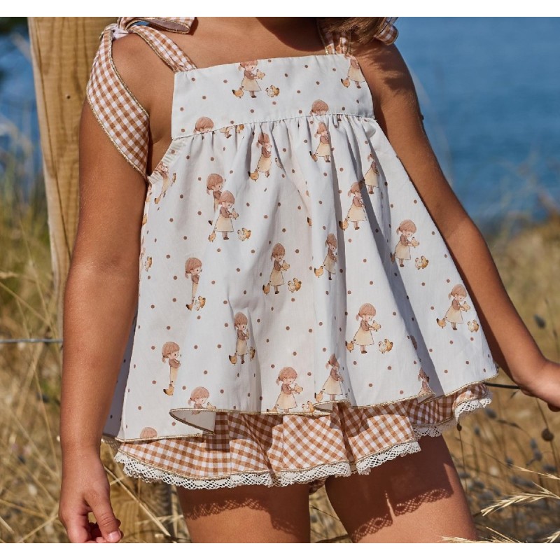1231 Conjunto Blusa Mini Martinicas La Martinica