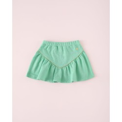 123 Minifalda Lurex Jogging Verde Mi Canesú