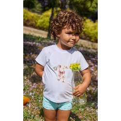 1307 Camiseta Niño Pato Frambuesa La Martinica