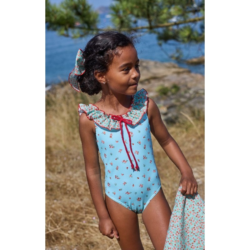 1312 Bañador Niña Standard Frambuesa La Martinica