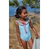 1312 Bañador Niña Standard Frambuesa La Martinica