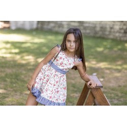 1399 Mandil Flores Frambuesa Boétie Kids
