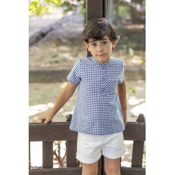 1402 Camisa Vichy Frambuesa Boétie Kids