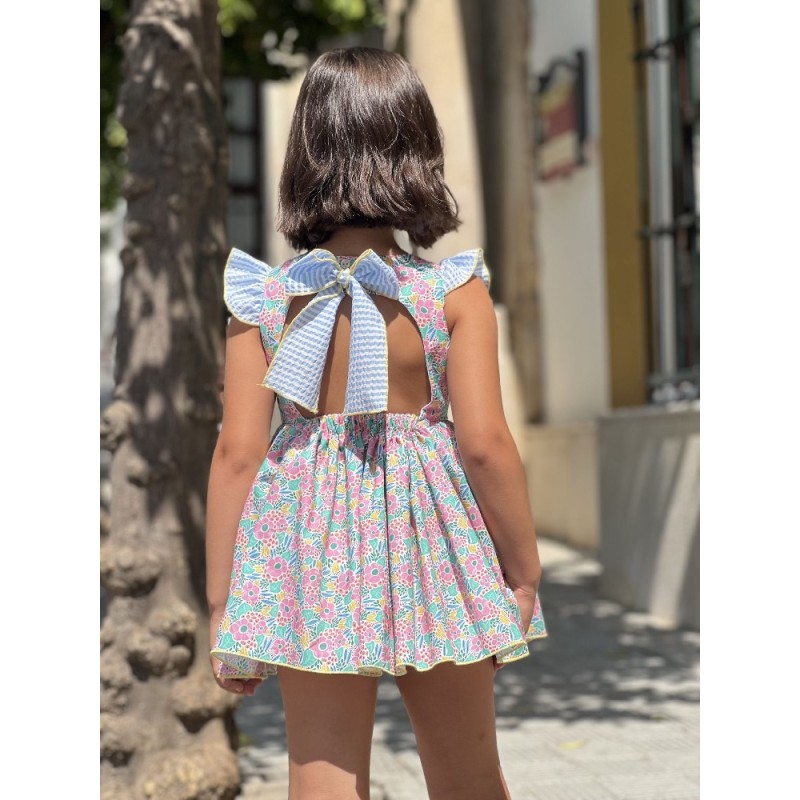 1421 Vestido Flores LaPePPa
