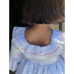 1456 Vestido Rayas Manga LaPePPa