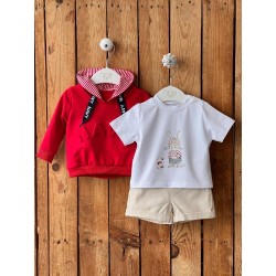 1459 Conjunto Niño Sudadera Navy Times Valentina Bebés