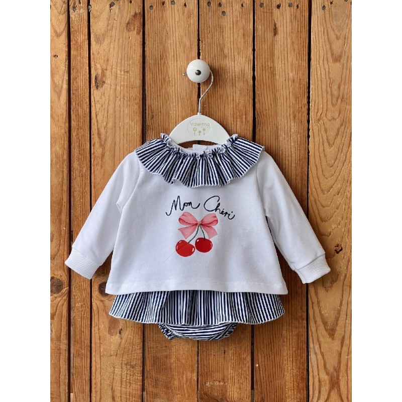 1460 Conjunto Niña Loving Cherries Valentina Bebés