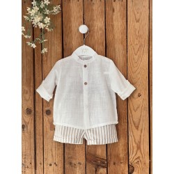 1464 Conjunto Niño Camisa Roma Camisa Valentina Bebés