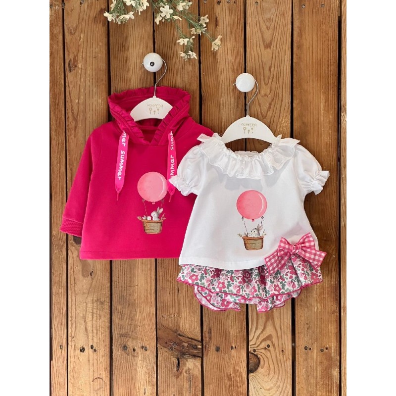 1480 Conjunto Niña Sudadera Penélope Valentina Bebés