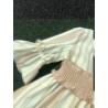 1498 Vestido Rayas Porcelana Yoedu