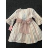1499 Vestido Rayas Porcelana Yoedu