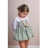 1548 Conjunto Ranita Flores Olivo 3P La Martinica