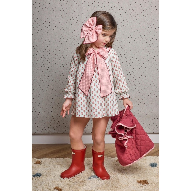 1625 Vestido Trapecio Maxi Lazo Xandre La Martinica (desde 6 años)