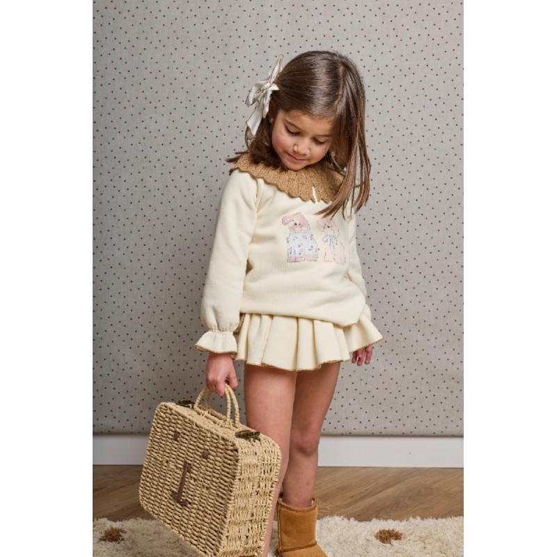 1657 Conjunto Niña Felpa Snoopy La Martinica (desde 3 años)