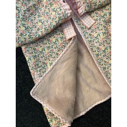 1690 Abrigo Guateado Flores Reversible Balancin La Martinica (desde 6 años)