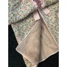 1695 Abrigo Guateado Flores Reversible Balancin La Martinica (hasta 5 años)