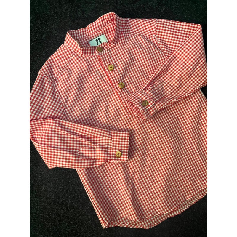1720 Camisa Mao Vichy Canterbury La Martinica (desde 6 años)