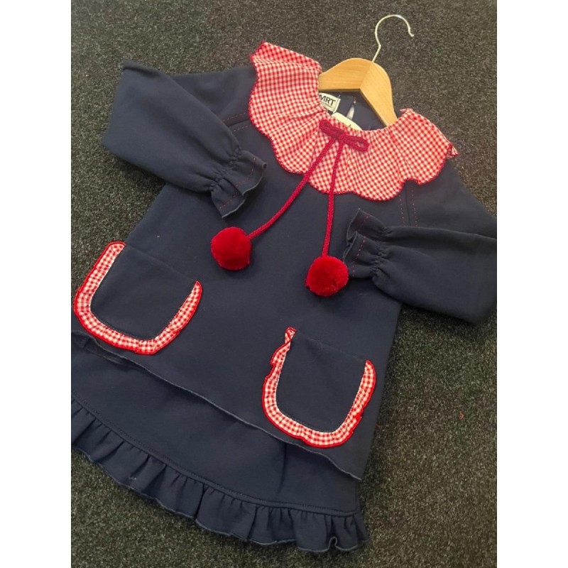 1725 Conjunto Niña Falda Felpa Mushroom La Martinica