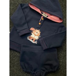1729 Conjunto Niño Felpa Mushroom La Martinica (hasta 2 años)