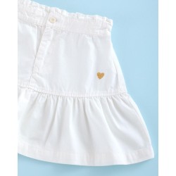 176 Minifalda Blanca Corazón Mi Canesú