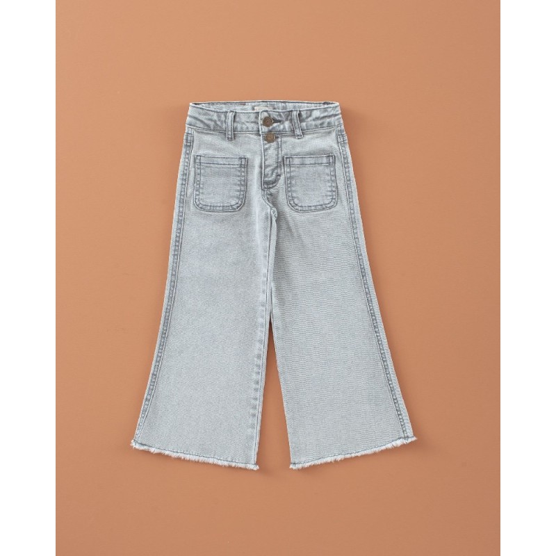 1792 Pantalón Bolsillos Gris Mi Canesú