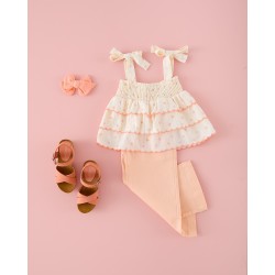 179 Pantalón Cropped Peach Mi Canesú