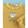 1827 Camiseta Café Margot Mi Canesú