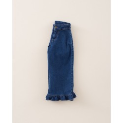 1848 Pantalón Volantito Denim Mi Canesú