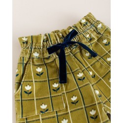 1856 Pantalón Pana Cuadro Tulipe Mi Canesú