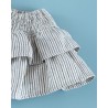 1861 Minifalda Rayitas Bleu Mi Canesú