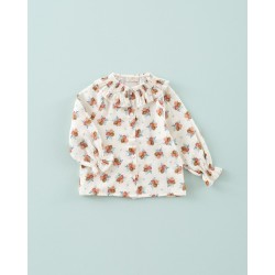 1885 Camisa Gomitas Gasa Cozy Flowers Mi Canesú