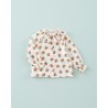 1885 Camisa Gomitas Gasa Cozy Flowers Mi Canesú