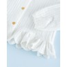 1888 Blusa Peplum Ondas Blanc Mi Canesú