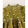 1898 Blusa Peplum Pana Cuadro Tulipe Mi Canesú