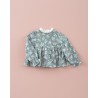 1899 Blusa Peplum Stone Flower Mi Canesú