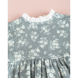 1900 Blusa Peplum Stone Flower Mi Canesú