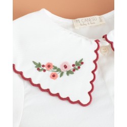 1907 Camisa Cuello Bordado Milk Mi Canesú