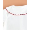1908 Camisa Cuello Bordado Milk Mi Canesú