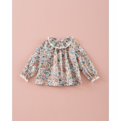 1910 Camisa Cuello Volante Liberty Calm Days Mi Canesú