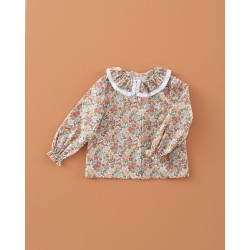 1913 Camisa Cuello Volante Liberty Honey Dew Mi Canesú