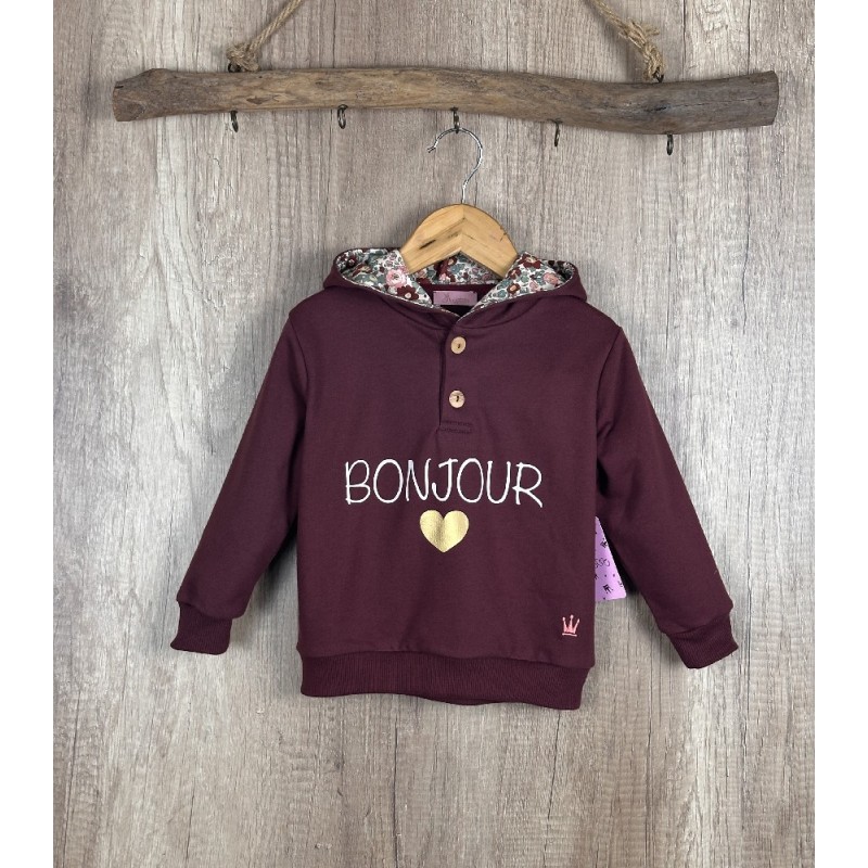 1919 Sudadera Bonjour Niña Eva Castro