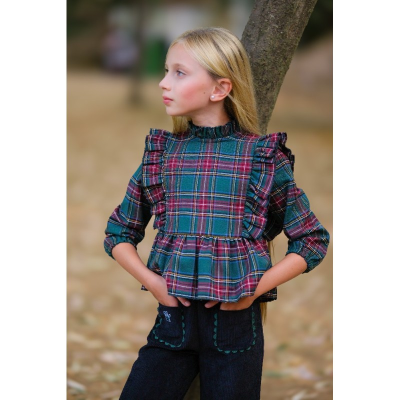 1929 Conjunto Camisa Cuadros 504