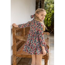 1955 Vestido Flores Larsy Boétie