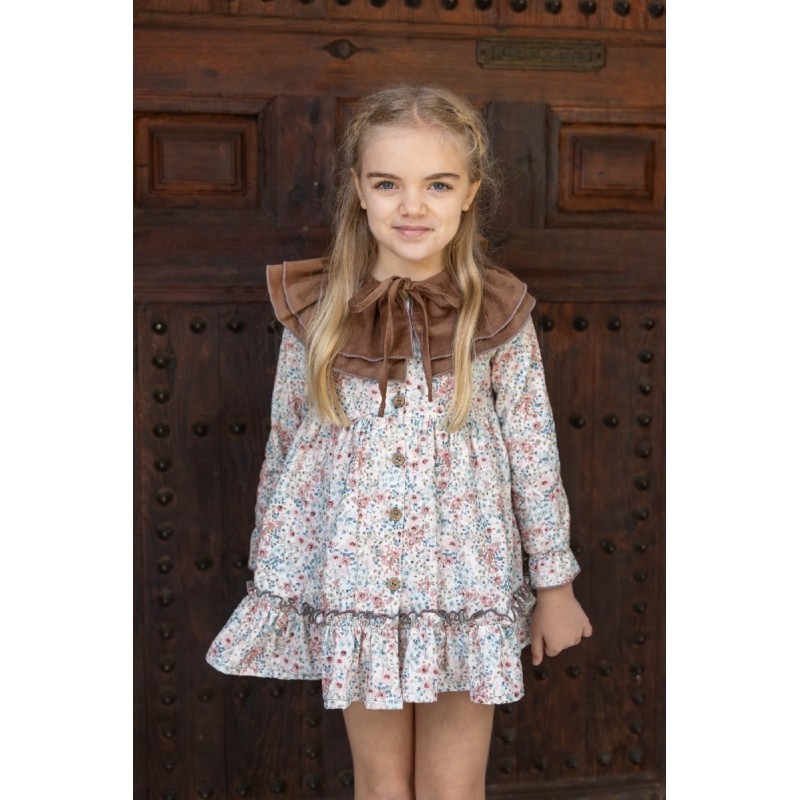 1961 Vestido Flores Nora Boétie